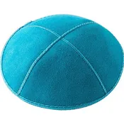 A16 - TURQUOISE SUEDE KIPPAH
