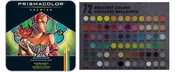 SS 03599 PRISMACOLOR 3599TN Premier Soft Core Colored Pencil Set Tin Case 72 Count -