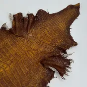 25% OFF Large Nile Crocodile - Hand Painted "Yellow Rust" 44 cm | SALE