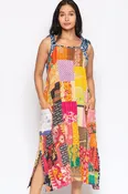 Free Spirit Reversible Kantha Patchwork Sundress