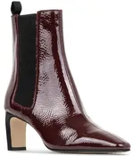 Donald Pliner Brittinie Crinkle Patent Leather Chelsea Dress Booties