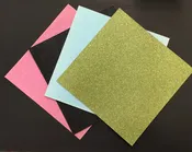 12X12 American Crafts GLITTER Cardstock Paper 4pc