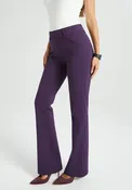 7-Pocket DPYP™ Dress Pant Yoga Pant | Bootcut (Aubergine)