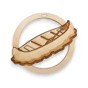Canoe Ornament | Personalized