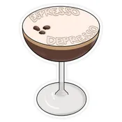 Espresso Depresso Sticker