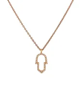 14kt Rose Gold Diamond Pendant