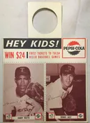 1963 Pepsi-Cola Tulsa Oilers Minor Baseball Team Harry Watts Dennis Aust MINT