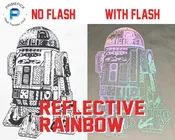 Reflective Rainbow HTV