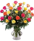 24 MIXED ROSES