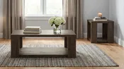 Pavone Open-Shelf Coffee and End Table Set