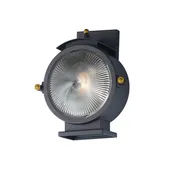 Maxim 10181OIAB Portside 1 Light Outdoor Wall Light | Oil Rubbed Bronze / Antique Brass