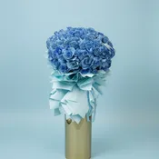 Frosted Sapphire Elegance