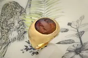 Ancient Roman Carnelian Intaglio of ‘The Divine Twins’ and Gold Ring