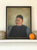 China Trade Portrait Oil Painting — Gray House Art & Antiques