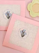 Cotswold Co Designs - Mini Bag Tag Flower Cotswold Co Designs Mini Flower Bag Tag Needlepoint Canvas – 1” Hand-Painted on 18 Mesh Canvas Hand Painted Key Fob Canvas Mini 1”x1” 18 Mesh