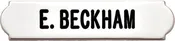 C558B - Custom Engraved Name Plate by Smith & Warren