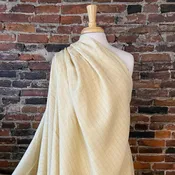 100% Yarn Dyed Linen in Honey Butter