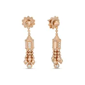 ART DECO EARRINGS WITH DIAMONDS