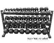 Kodiak Echo Hex Rubber Encased Dumbbell Sets