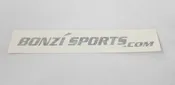 8″ BONZISPORTS.COM Outline Cut Vinyl Decal