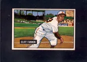 1951 Cliff Fannin Bowman #244 Browns Baseball Card