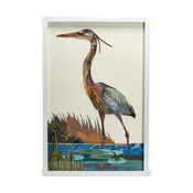Crane Paper Collage Wall Art