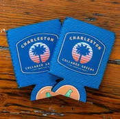 Vintage Sunset: Can Cooler - Navy