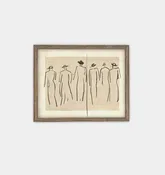 Abstract Figures Framed Print