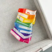 Whimsical Stacked Book Design Hair Claw Clip