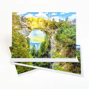 Arch Rock's Shadow in the Water Greeting Card