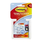 3M Command Damage-Free Hanging Hook - Clear