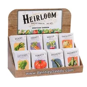 250 Piece Heirloom Heritage Seed Packet Retail POS Corrugated Display