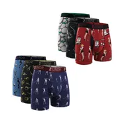 2UNDR Swing Shift 6" Boxer Brief (3 Pack Boxset) - 26 Men