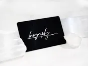 biography gift card