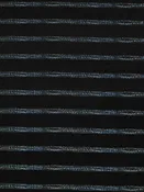Black/Cornflower/Light Gray 100% Cupro Rayon Yarn-Dyed Horizontal Stripe Weave Lining - Imported From Italy - 56W