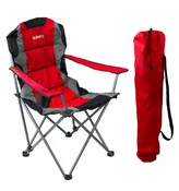 Outdoor Camping Chair – Lightweight, Portable Design (Red)