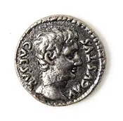 Augustus - Twelve Caesars Roman Coin