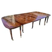 19th Century English Regency Mahogany Dining Table (ON HOLD)