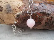 Easy Breezy Bracelet With Faceted Rose Quartz stone