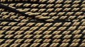 1/2" Black & Taupe Decorative Cording With Lip - 5 Yards