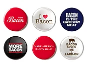 Assorted Bacon Buttons (6pc Set)