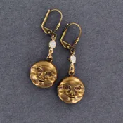 1008-STM Moon Earring