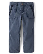 Boys Garment Dyed Cargo Pants - Driftwood Bay - Green
