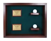 2 Holes in One Shadowbox Display