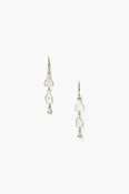 14k Annalise Tiered Diamond Earrings Yellow Gold