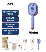 Multi functional massage comb Electric Steam Hair Brush With  USB-C Charging.
