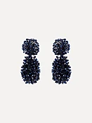 Beaded Cluster Drop Earrings