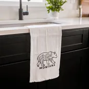 Montana Bear Tea Towel