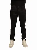 Mens Black Skinny Fit Jeans (JS1240)