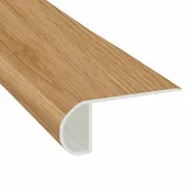 Honey Mead Oak Laminate Waterproof 2.3 in wide x 7.5 ft Length Low Profile Stair Nose